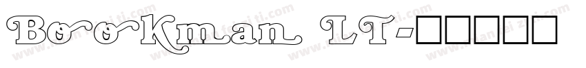 Bookman LT字体转换